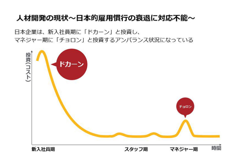 人材開発の現状～日本的雇用慣行の衰退に対応不能～